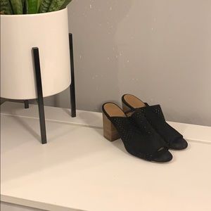 BP Suede Slip on Heels- Size 8.5